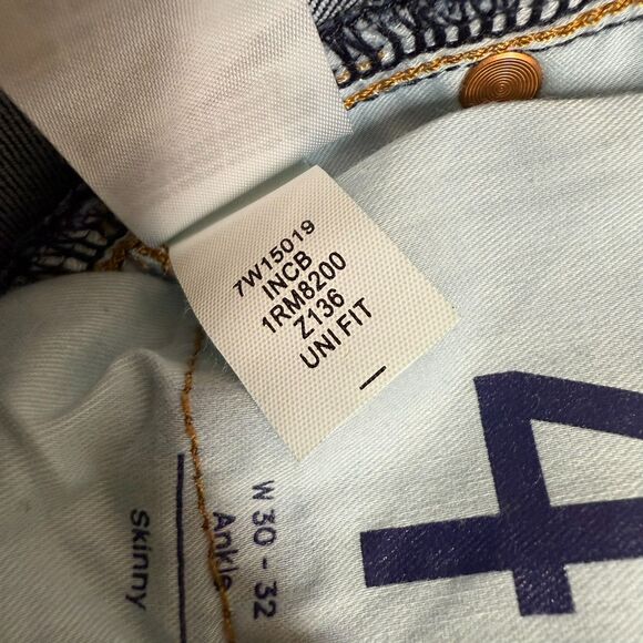 Lucky Brand Uni Fit High Rise Skinny Ankle Jean Dark Wash 30-32A Petite - Picture 9 of 10